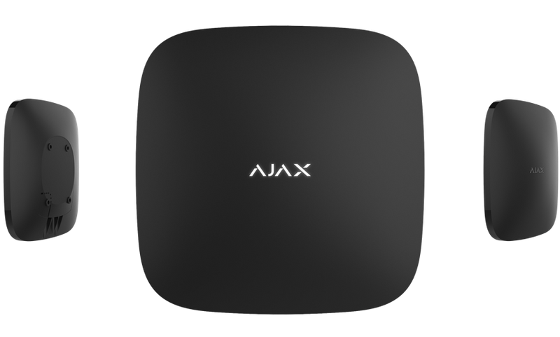 AJAX Hub WHITE/BLACK: 1 SIM , Ethernet, Up to 100 Devices, Up to 1 Rex