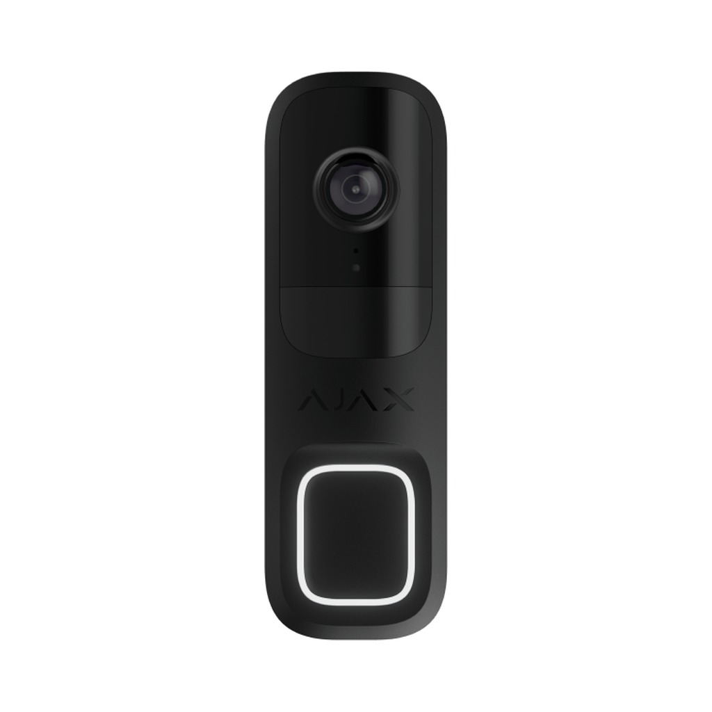 AJAX Video doorbell with built-in AI, PIR sensor (Black)
