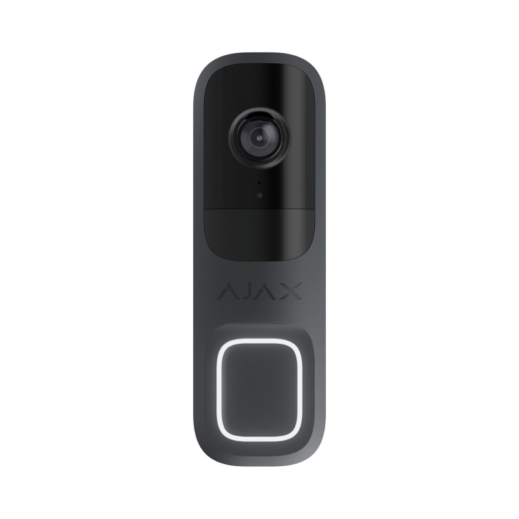AJAX Video doorbell with built-in AI, PIR sensor (Graphite)