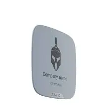 Ajax Brandplate for StreetSiren DoubleDeck (10pcs) - white (20380.63.WH1)