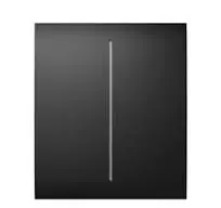 Ajax CenterButton (2-gang) [55] - black (45115.140.BL)
