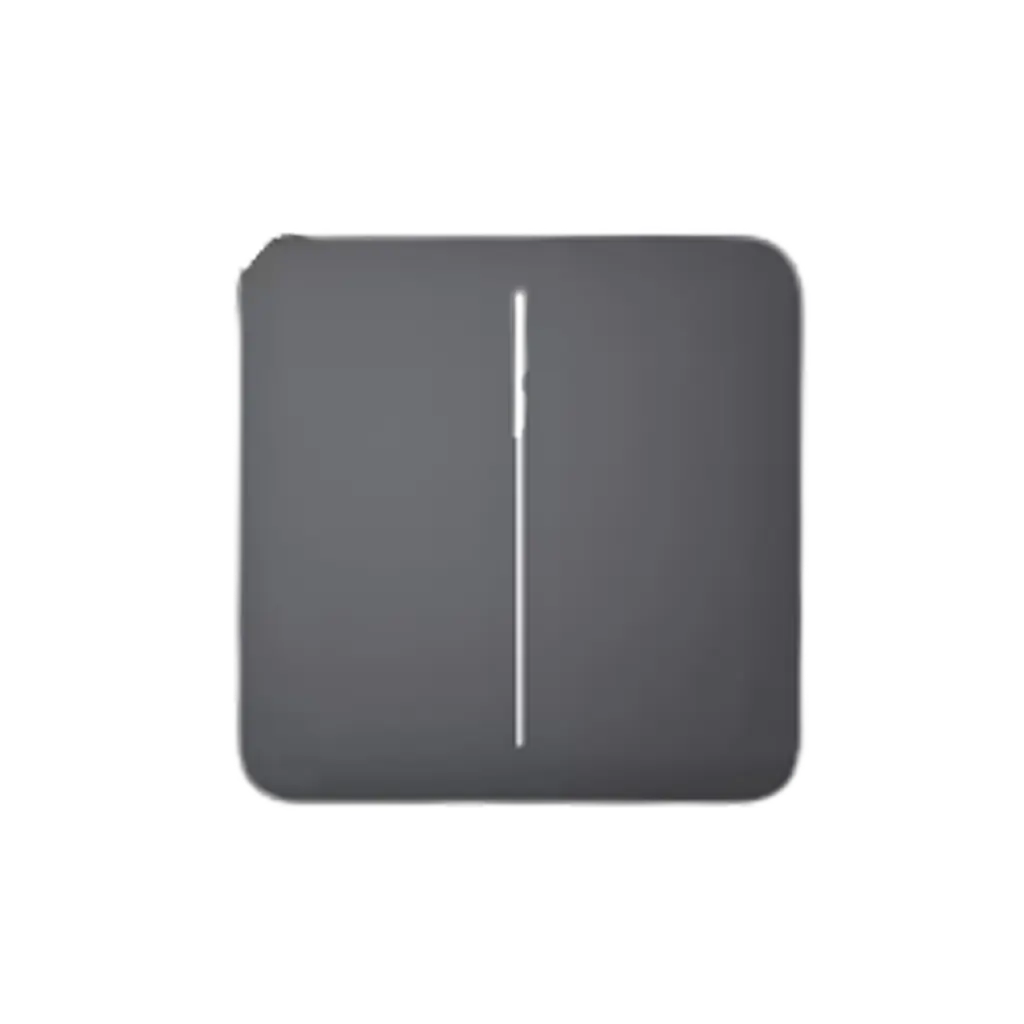 Ajax CenterButton (2-gang) [55] - graphite (46028.140.GP)