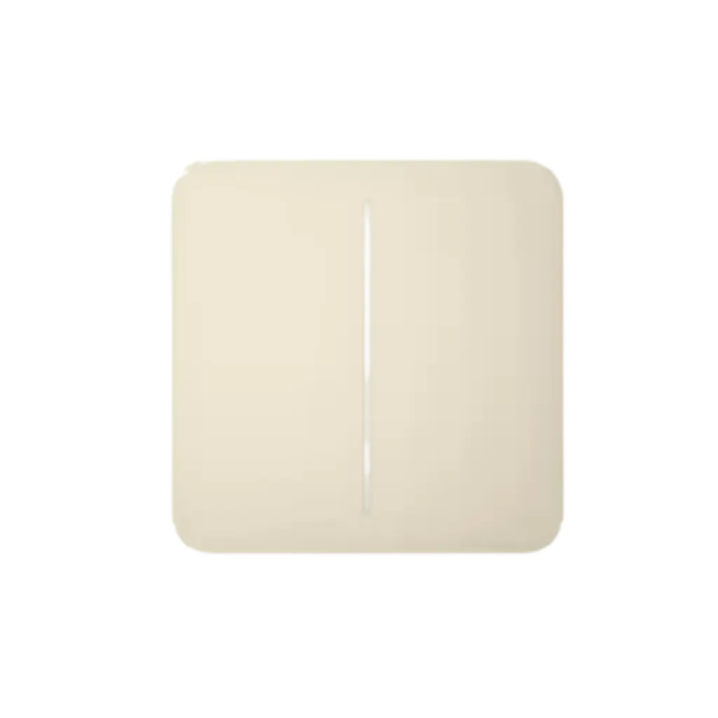 Ajax CenterButton (2-gang) [55] - ivory (46030.140.IV)